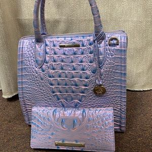 Brahmin small Caroline frosted lilac Melbourne & ady wallet